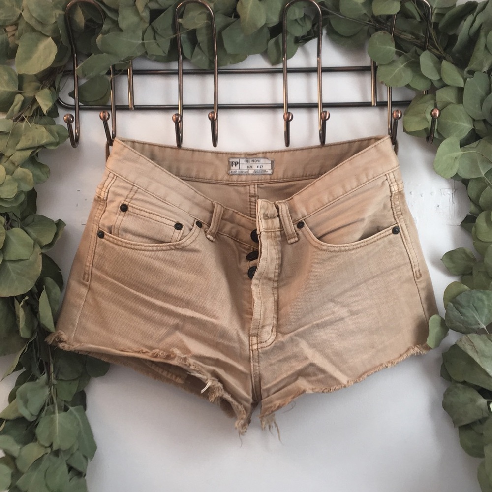 Free People Jean Shorts